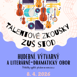 Talentové zkoušky do ZUŠ Stod