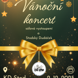 Vánoční koncert – sólová vystoupení a Stodský Dudáček