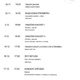 Nadcházející koncerty ZUŠ Stod