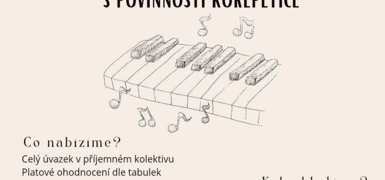 ZUŠ Stod hledá klavíristu ZUŠ Stod hledá klavíristu